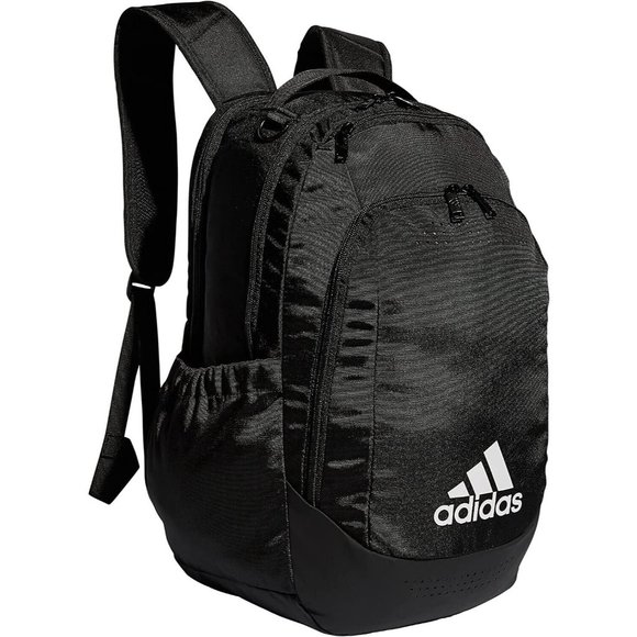 Adidas Defender Team Sports Backpack, Black/White, One Size Bag #866